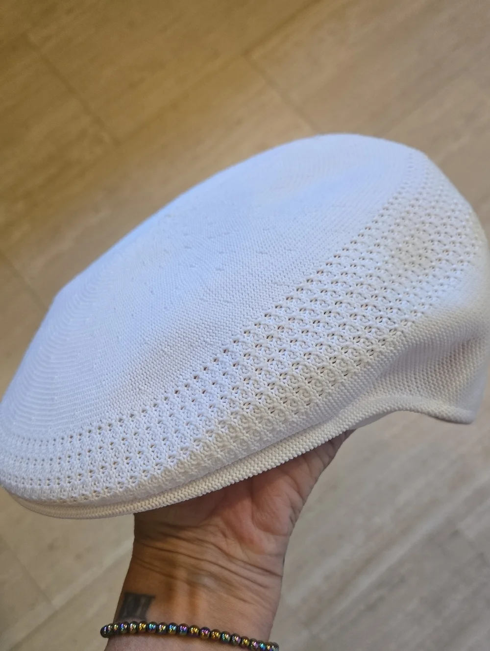 Kangol White 504 Ventair Hat